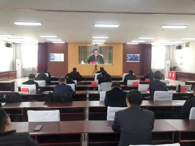 我县收听收看2021年全省优化机关作风整顿优化营商环请干作会议
