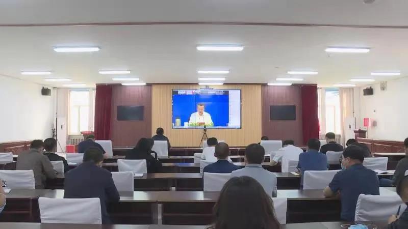 我县组织收听收看2021年一季度全省县域经济擂台赛