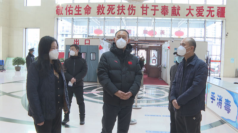 仇文会检查指导医疗救治和防疫药品保供稳价工作