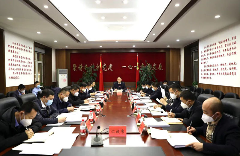 仇文会主持召开县委常委会（扩大）会议